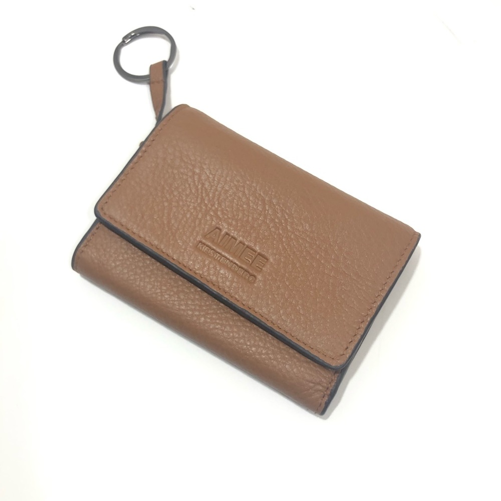 Aimee Kestenberg Brown Wallet Leather w/Key Ring